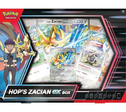 Hop's Zacian EX Box frontx